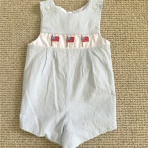 Little English boys 3T flag John John - worn once